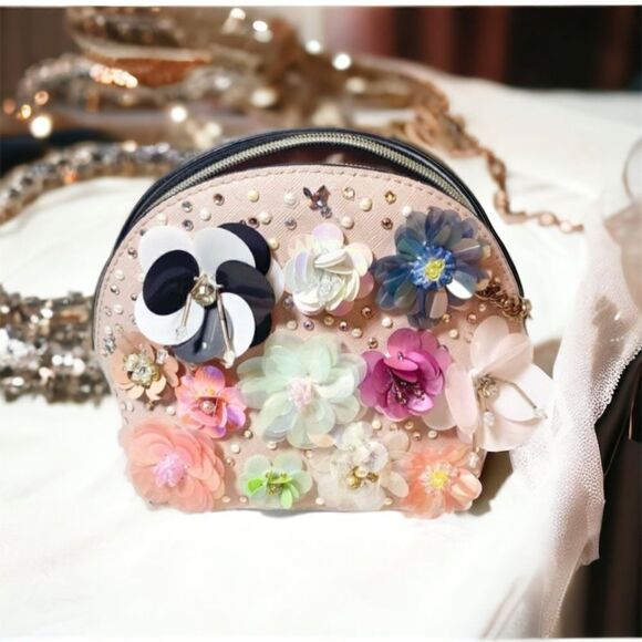 Chasing Heaven Handbags - Chasing Heaven Custom Flower Bag with Swarovski Crystals